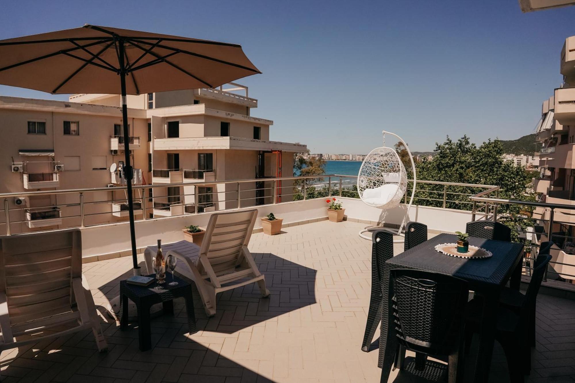 Rrapi Seaview Penthouse - By Eka Luxury Apartamento Vlorë